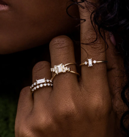 BAUGETTE TRIO RING