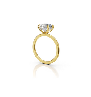 The Seraphina Oval Lab-Grown Diamond Ring with Hidden Halo