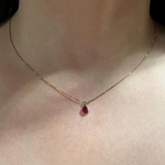 RUBINA || 2.01Ct CZ Diamond Necklace In 925 Silver