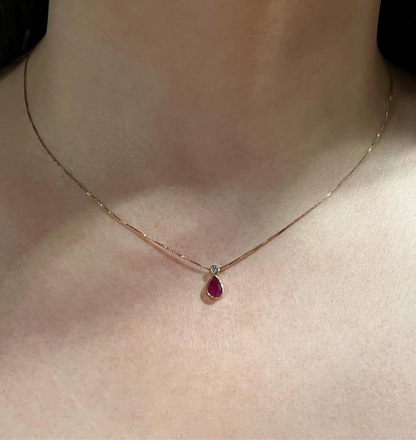 RUBINA || 2.01Ct CZ Diamond Necklace In 925 Silver