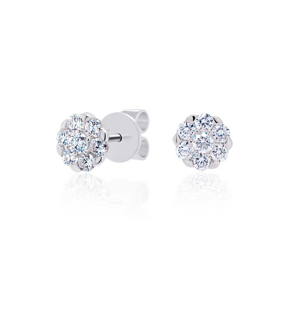 TESOR || 0.85Ct Lab-Grown Diamond Drop Earrings In 14K Gold