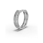 SYMBOL || 6.8Ct Diamond Hoop Earrings In 925 Silver