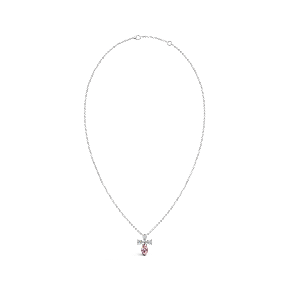 ETOILE || 4.33Ct CZ Diamond Necklace In 925 Silver