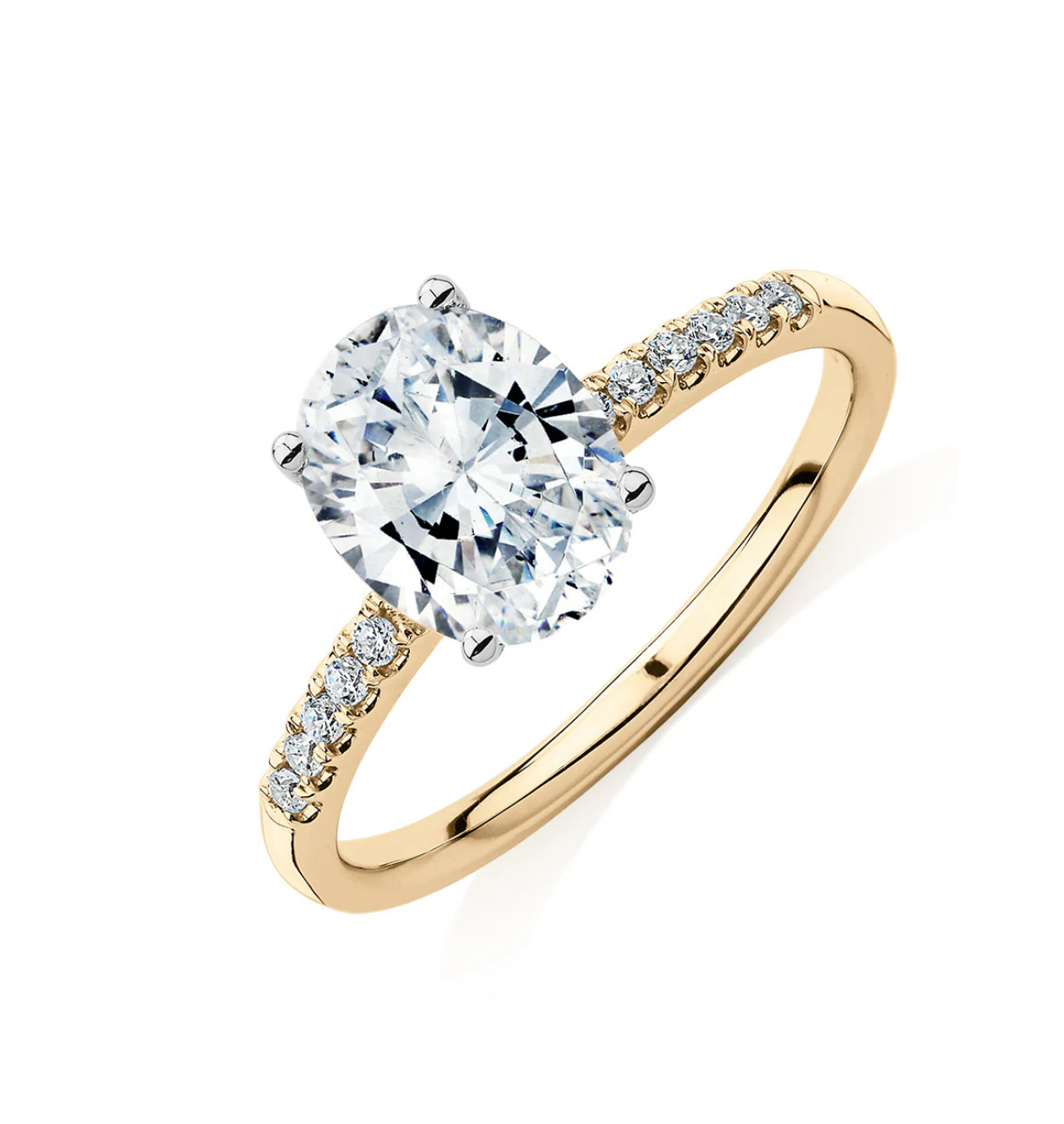STELLA || 2.0Ct Lab-Grown Diamond Ring In 14K Gold
