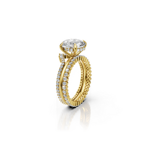 The Bellanova 3-Piece Lab-Grown Diamond Bridal Set (2ct Center)