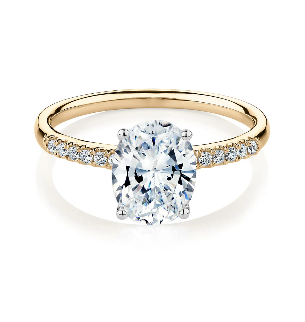 STELLA || 2.0Ct Lab-Grown Diamond Ring In 14K Gold