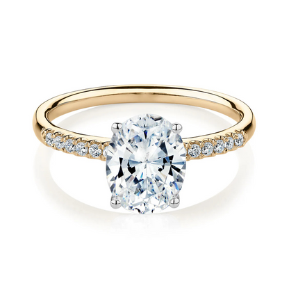 STELLA || 2.0Ct Lab-Grown Diamond Ring In 14K Gold