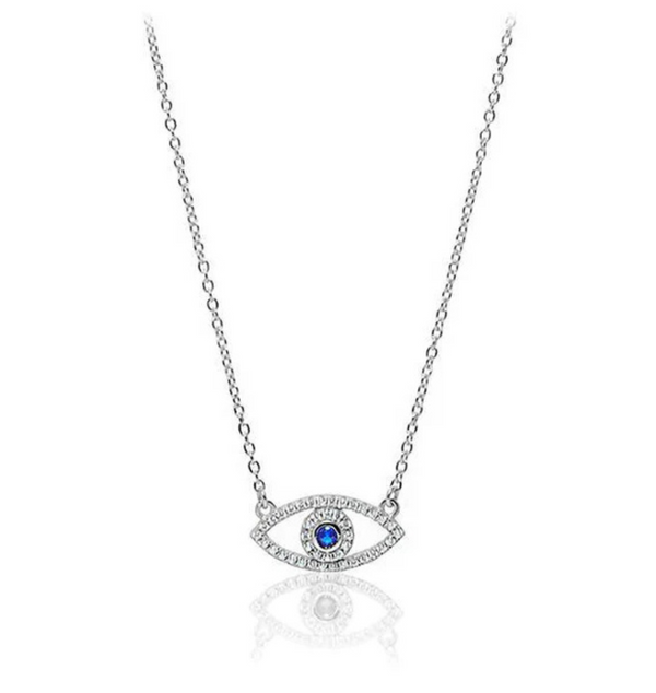 Diamond Evil Eye Necklace