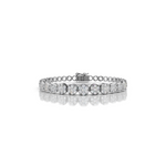 INFINIE || 2.80Ct Cz Diamond Tennis Bracelet In 925 Silver