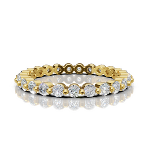 Gold and diamond ring 