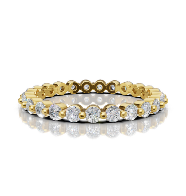 Gold and diamond ring 