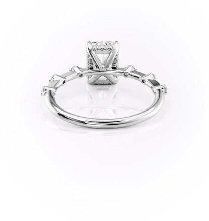 ELOWEN || 2.5Ct Moissanite Diamond Ring In 14K Gold