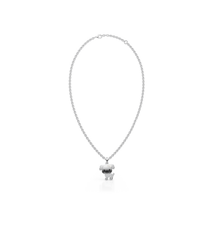 CUCCIOLO || 2.01Ct CZ Diamond Necklace In 925 Silver