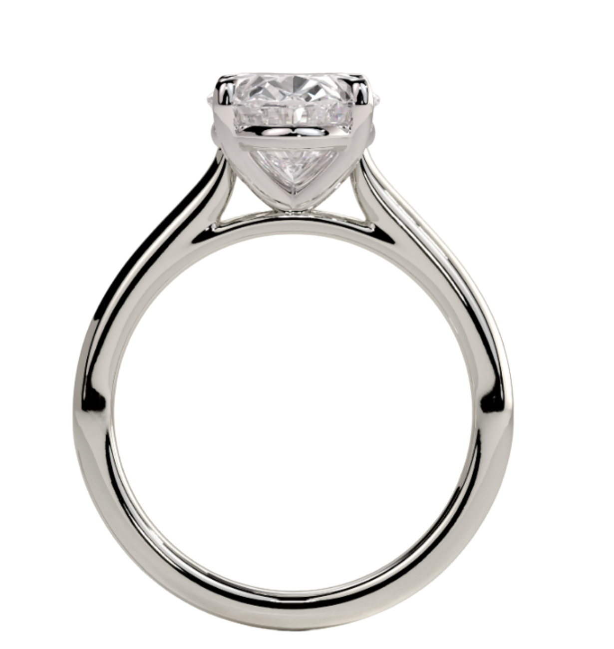 TIA OVAL ENGAGEMENT RING SET