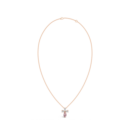 ETOILE || 4.33Ct CZ Diamond Necklace In 925 Silver