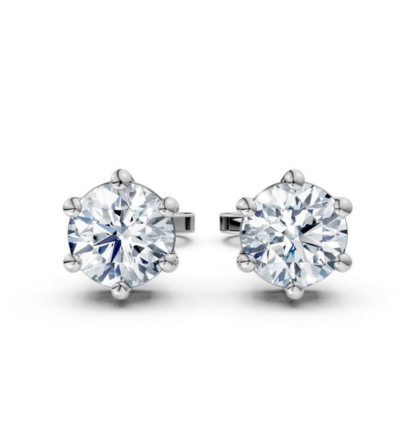 0.50 Carat TW Solitaire Stud Earrings
