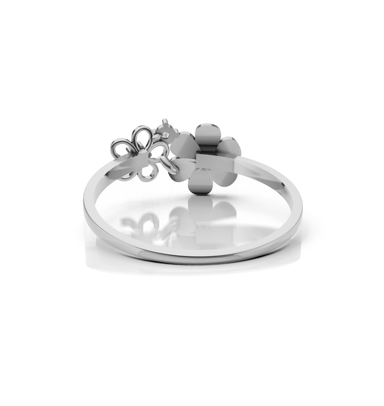 FLEURIS || 1.05Ct Lab-Grown Diamond Ring in 14K Gold