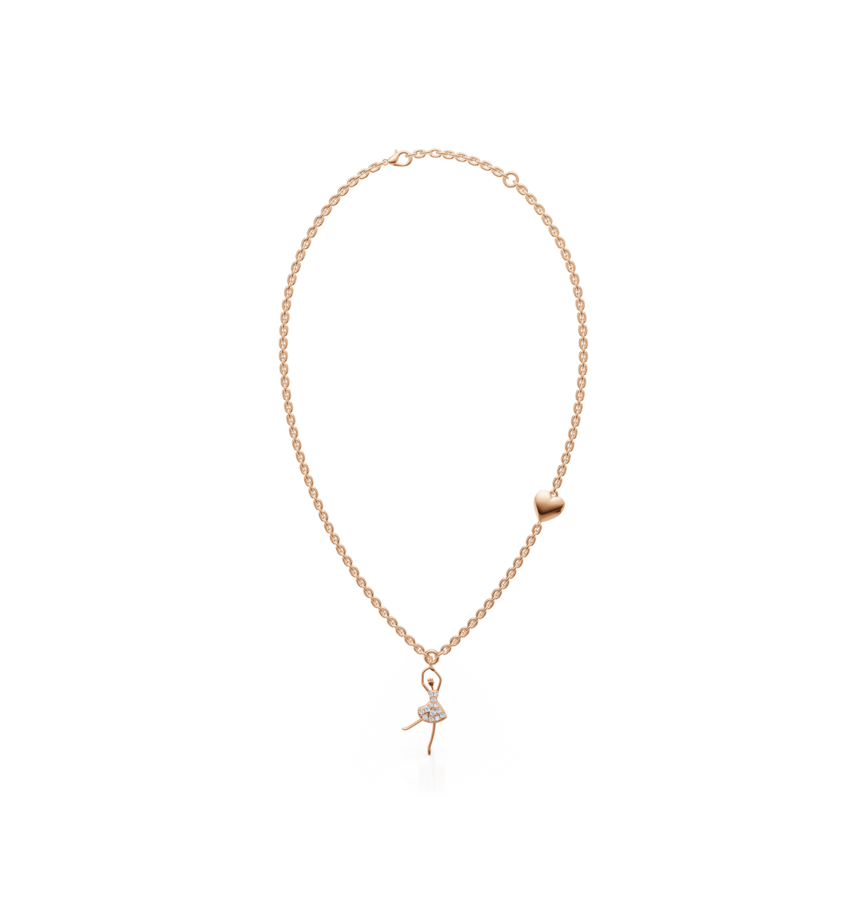 TANZERIN || 1.05Ct CZ Diamond Necklace In 925 Silver