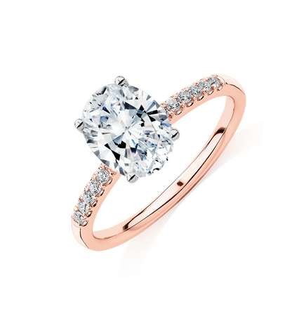 STELLA || 2.0Ct Lab-Grown Diamond Ring In 14K Gold