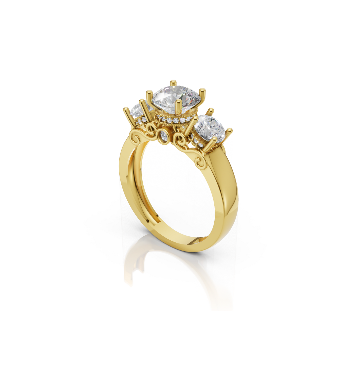 REGALIA || 1.05Ct Lab-Grown Diamond Ring In 14K Gold