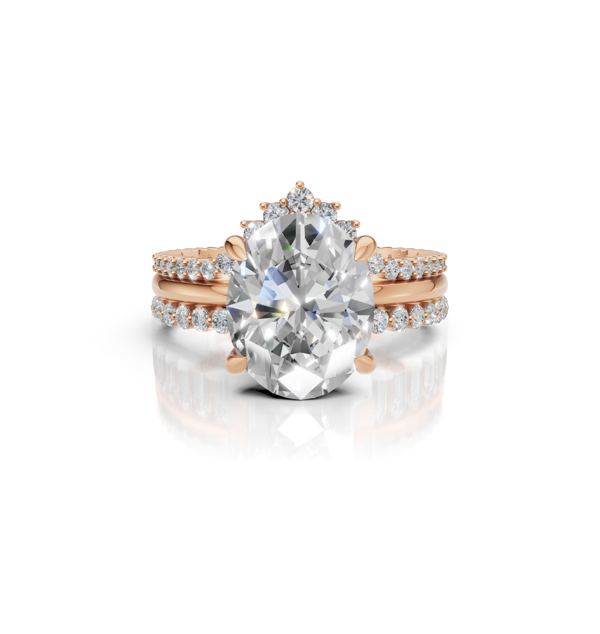 BELLANOVA || 2.08Ct Lab-Grown Diamond Ring Set In 14K Gold