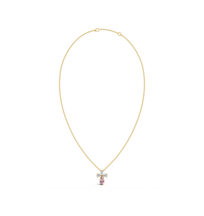 ETOILE || 4.33Ct CZ Diamond Necklace In 925 Silver