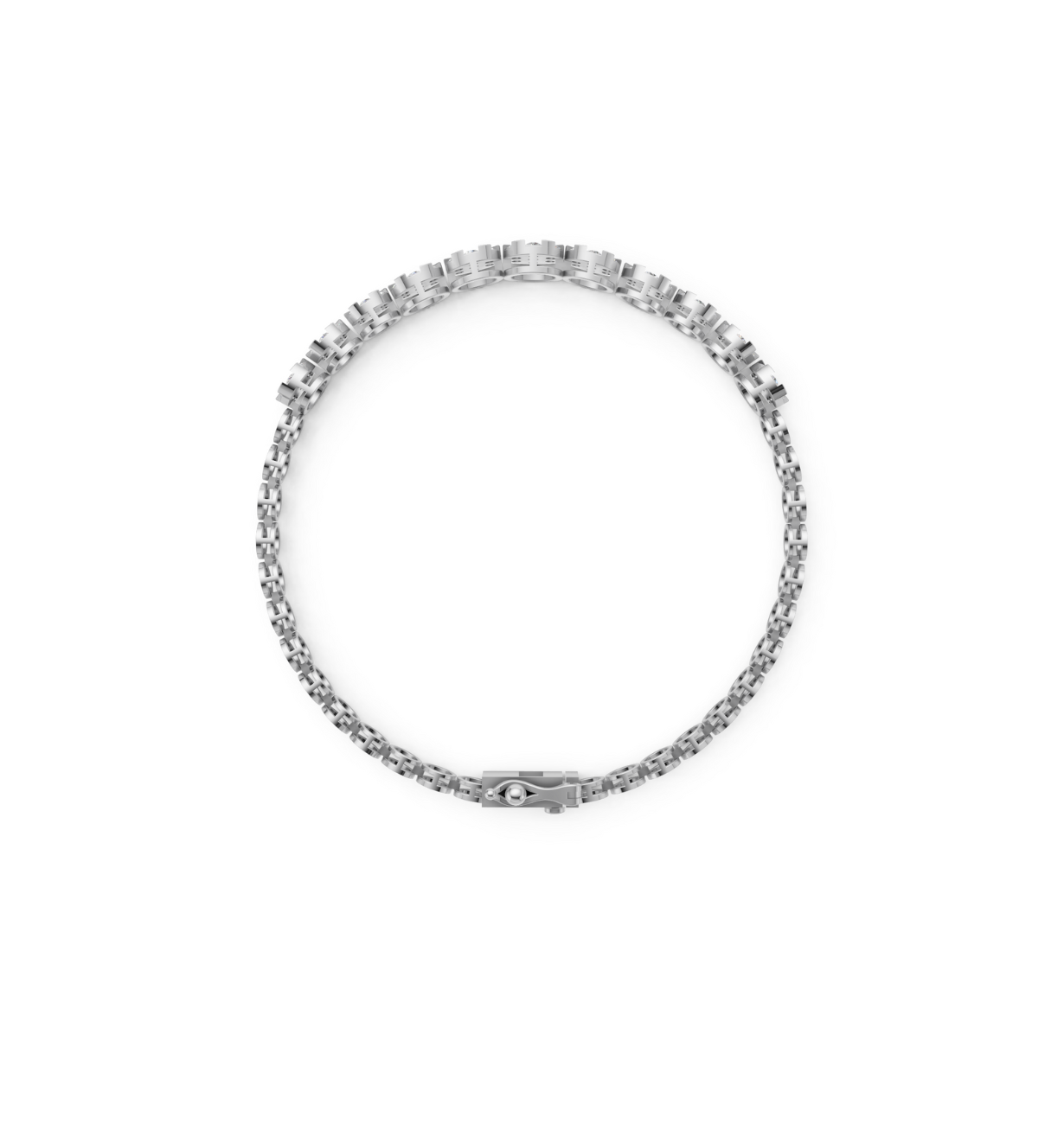 INFINIE || 2.80Ct Cz Diamond Tennis Bracelet In 925 Silver