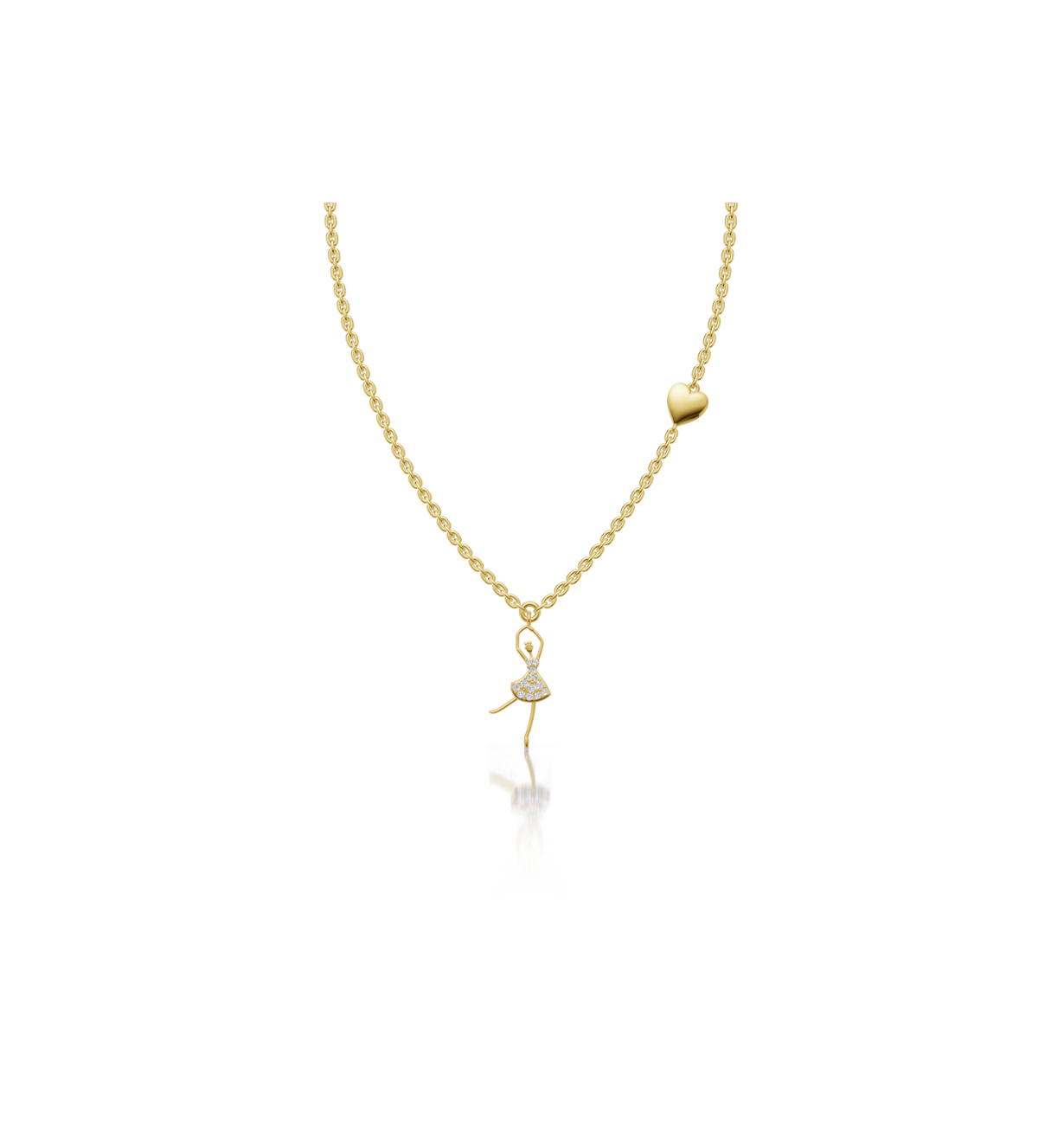 TANZERIN || 1.05Ct CZ Diamond Necklace In 925 Silver