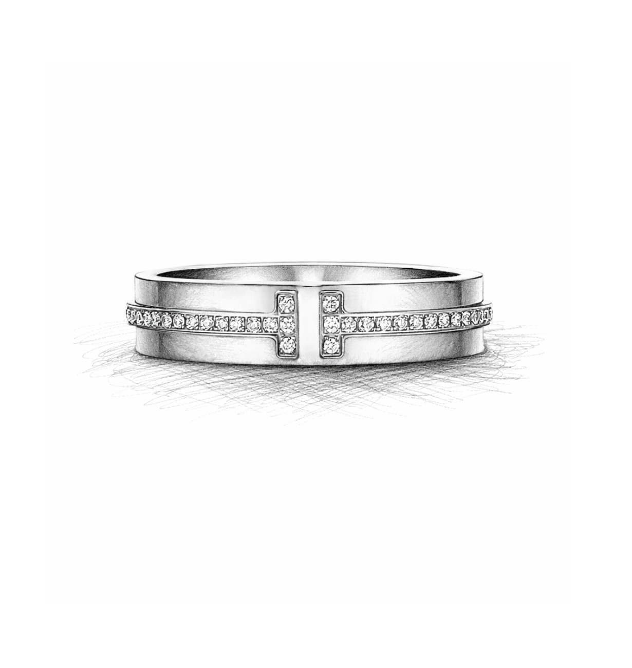 T NARROW DIAMOND RING