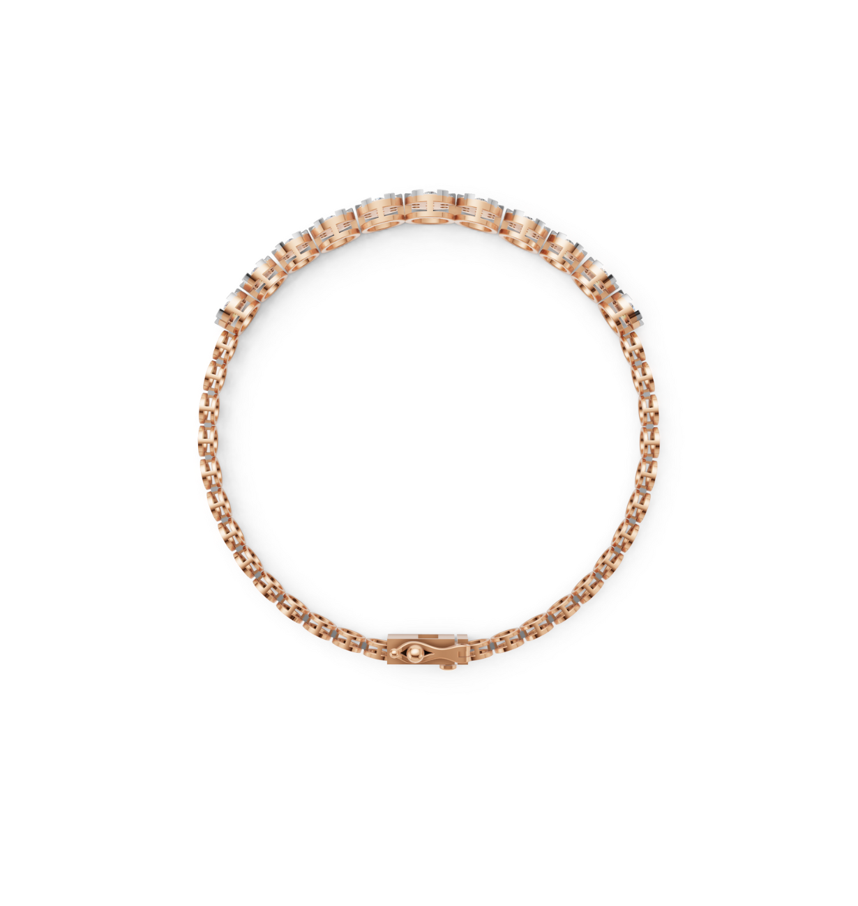 INFINIE || 2.80Ct Cz Diamond Tennis Bracelet In 925 Silver