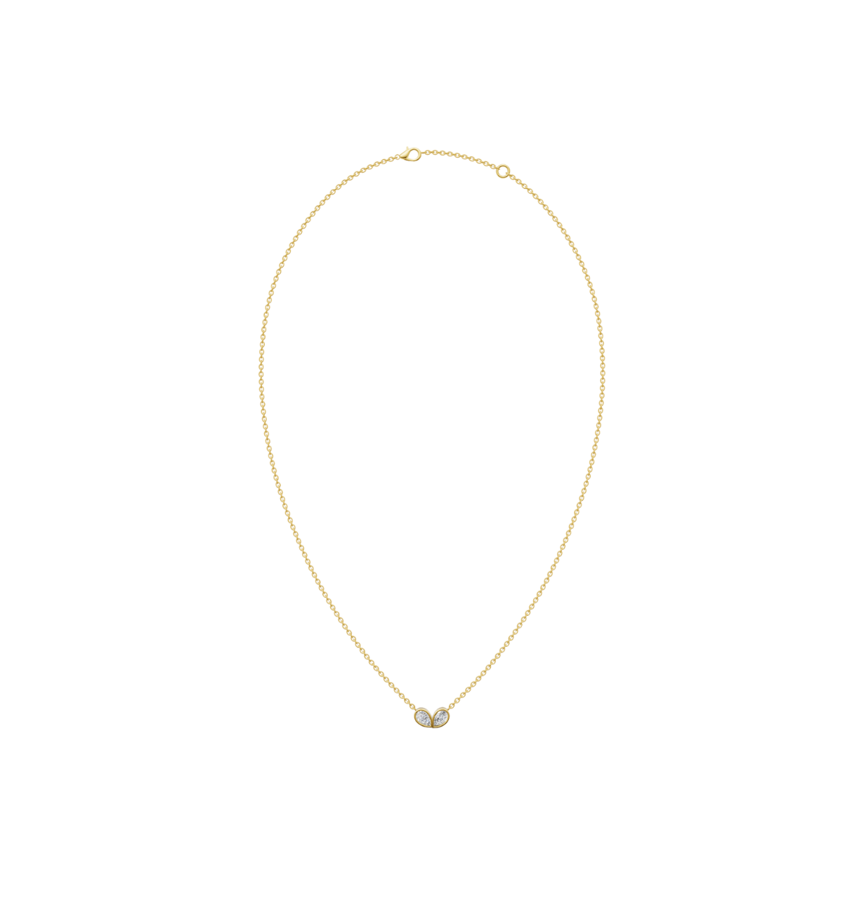 PARISA || 3.72Ct CZ Diamond Necklace In 925 Silver