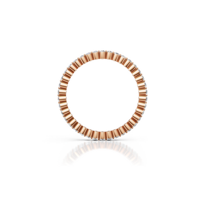 CIRONA || 0.45Ct Lab-Grown Diamond Band In 14K Gold