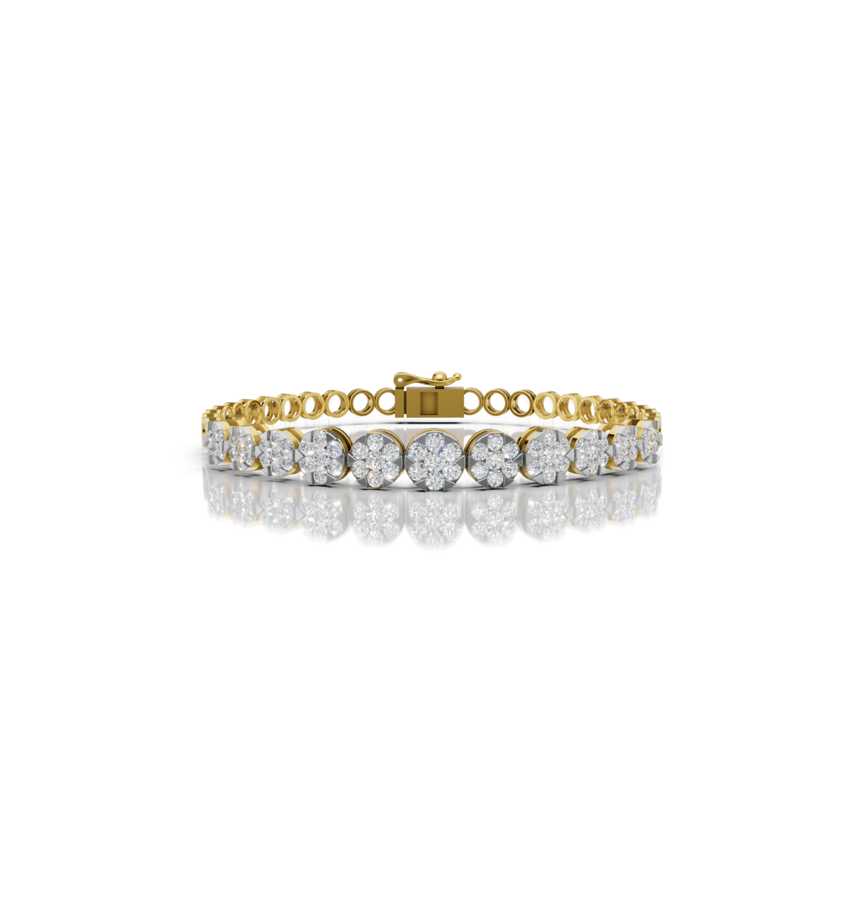 INFINIE || 2.80Ct Cz Diamond Tennis Bracelet In 925 Silver