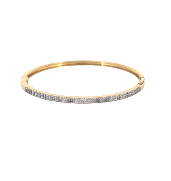 Pave Diamond Bangle – Timeless Elegance & Radiant Sparkle