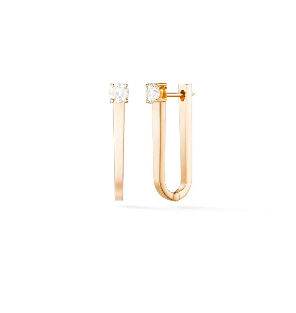 lia lab grown diamond hoop earrings in 14k gold
