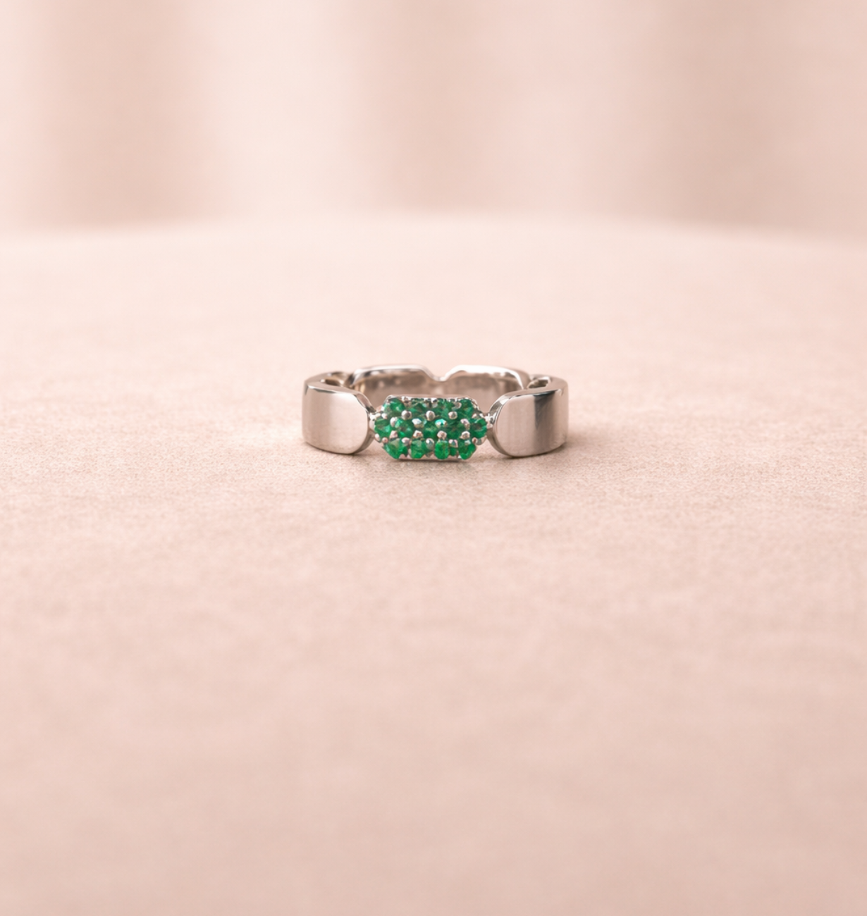 minimal unisex gold band ring with clean polished finish