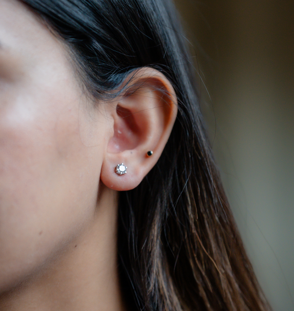 0.50 Carat TW Solitaire Stud Earrings