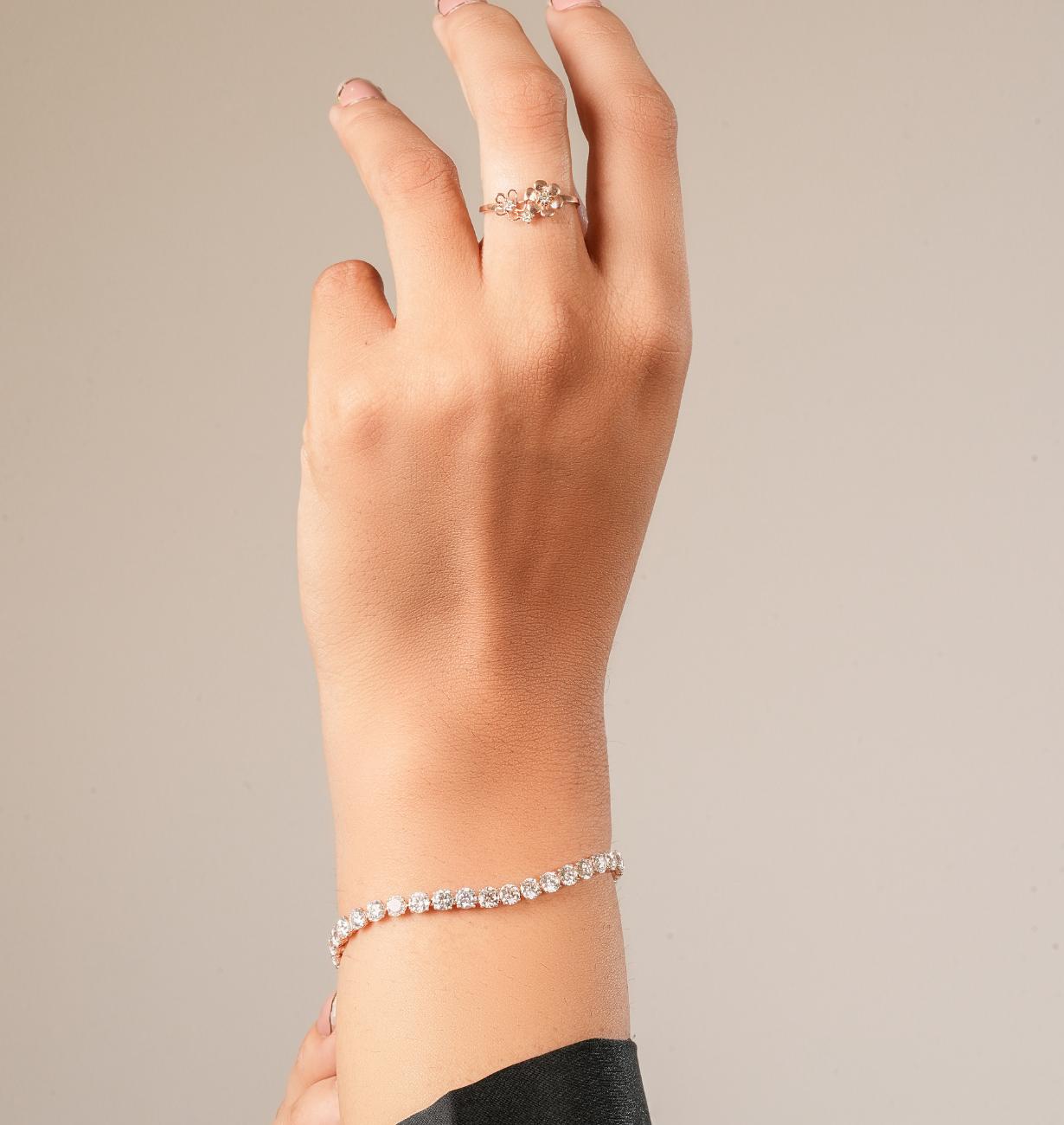 INFINIE || 2.80Ct Cz Diamond Tennis Bracelet In 925 Silver