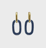 Midnight Link Drop Earrings