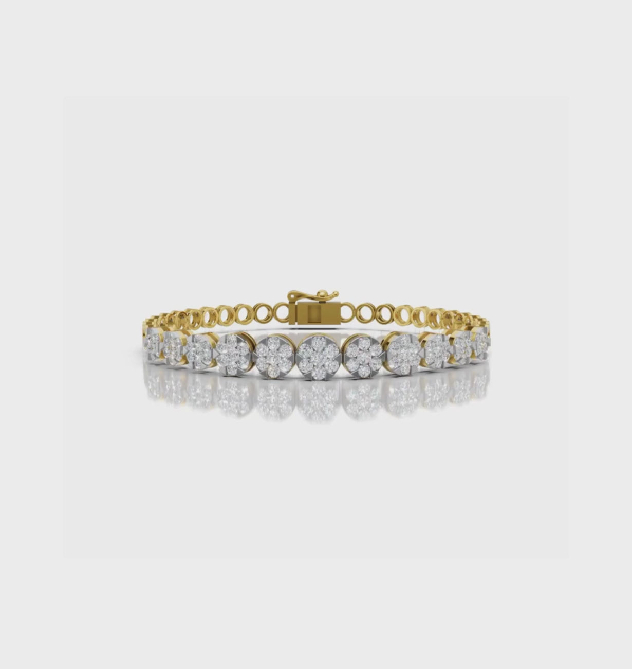INFINIE || 2.80Ct Cz Diamond Tennis Bracelet In 925 Silver