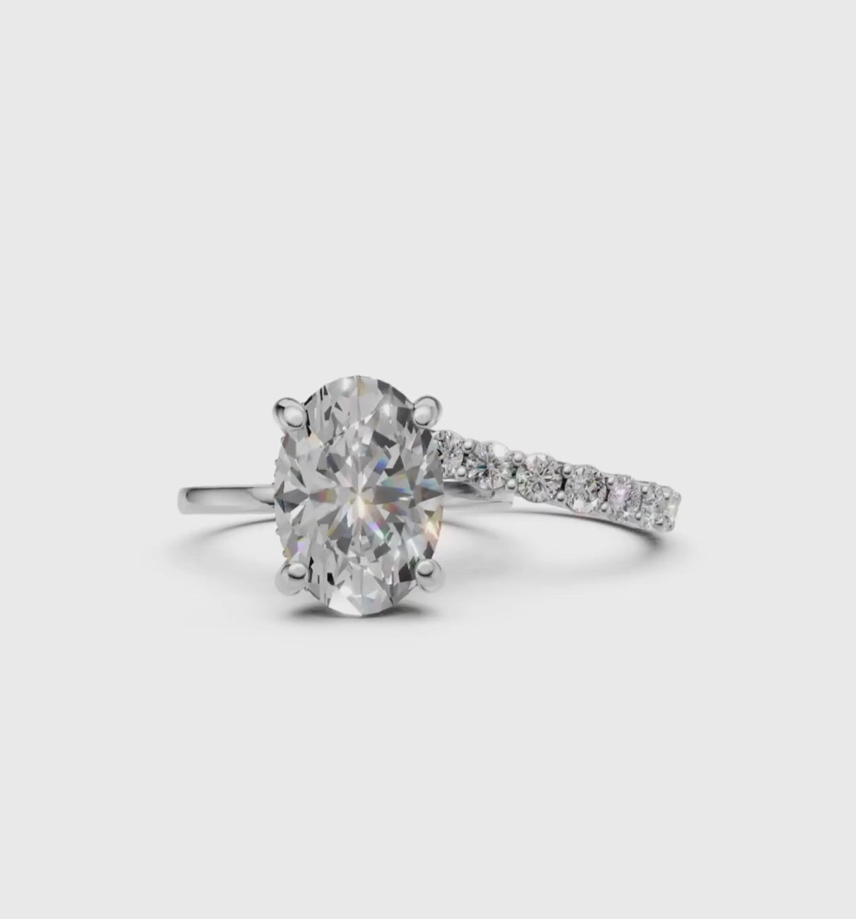 DARCY || 3.08Ct Lab-Grown Diamond Ring Set In 14K Gold