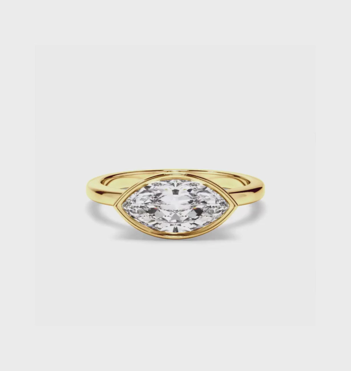 EAST WEST MARQUISE RING