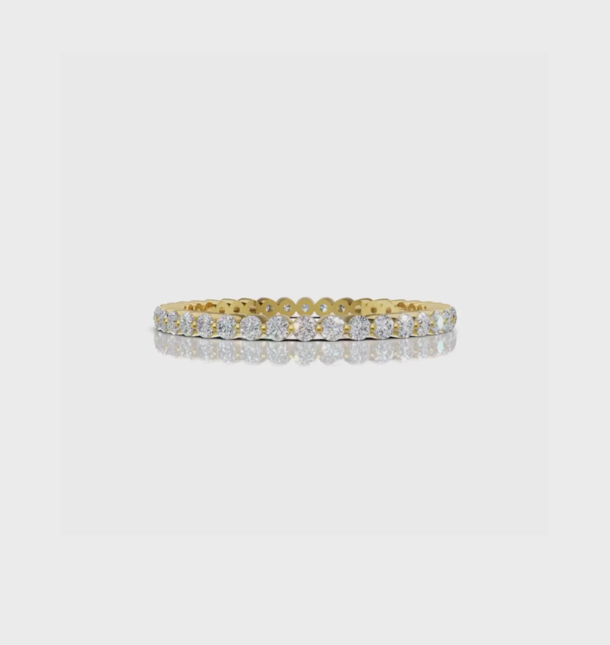 CIRONA || 0.45Ct Lab-Grown Diamond Band In 14K Gold