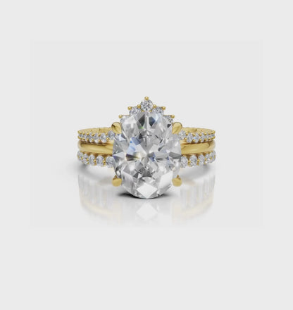 BELLANOVA || 2.08Ct Lab-Grown Diamond Ring Set In 14K Gold
