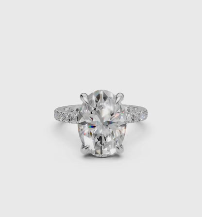 SPLENDORE || 3.02 Ct Lab-Grown Diamond Ring In 14K Gold