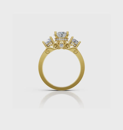 REGALIA || 1.05Ct Lab-Grown Diamond Ring In 14K Gold